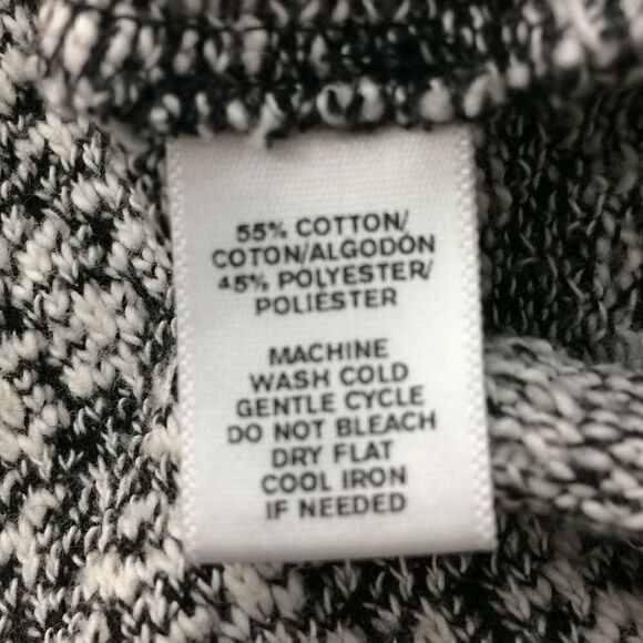 Lou & Grey Mottled Gray Short sleeve Drawstring Waist Knit Top - Picture 7 of 7